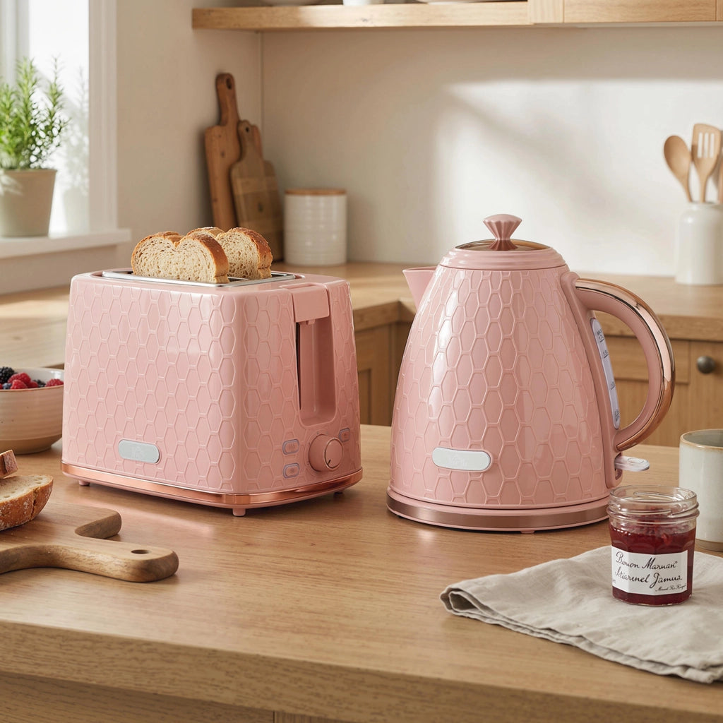Bollitore e tostapane ¨C zephmum ¨C Rosa, 1.7L 2200W