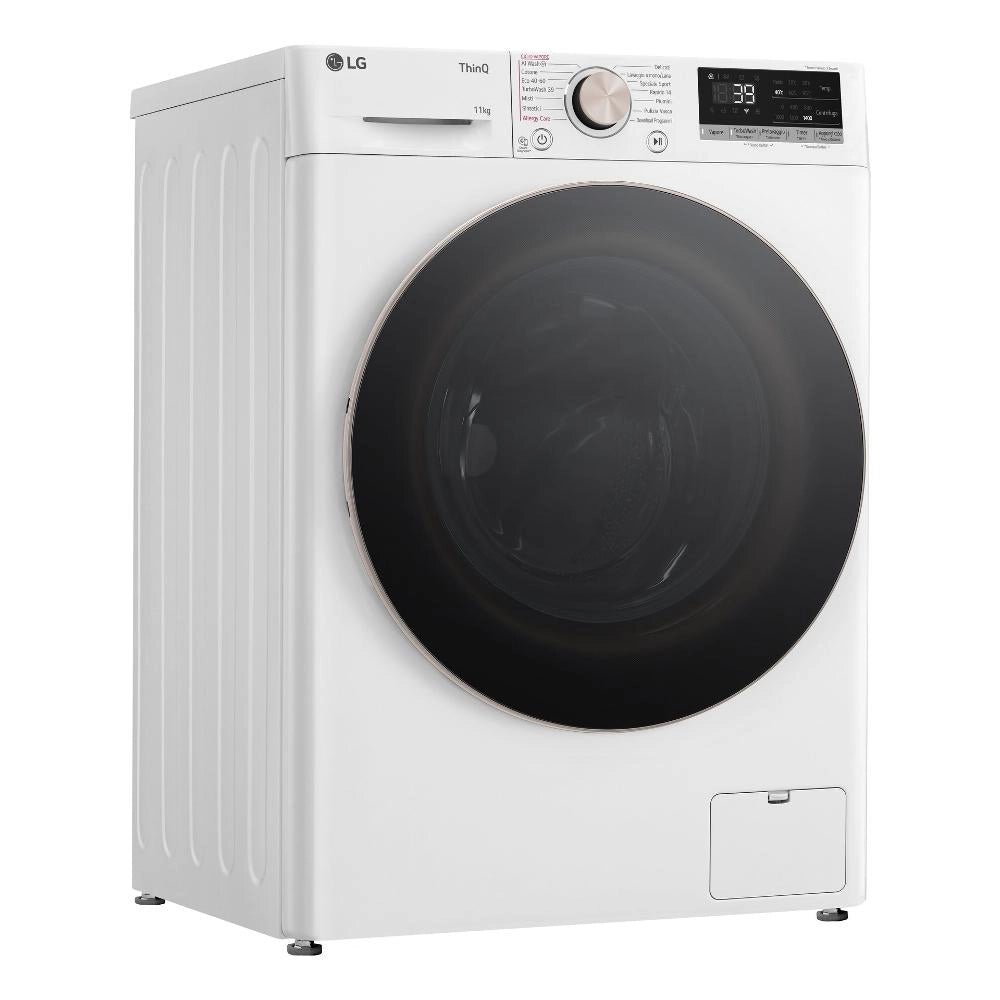Lavatrice A Carico Frontale Lg AI DD Serie R7 F4R7011TSWG 11 Kg Classe A -10% 1400 Giri (A85xL60xP56,5) ThinQ Alexa Google Assistant