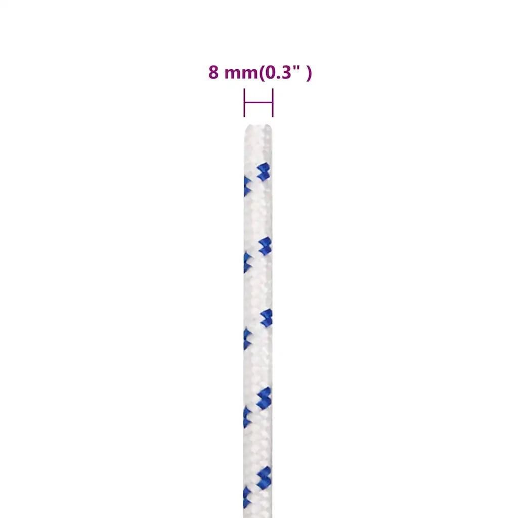 Corda per barca Bianca 8 mm 50 m in Polipropilene 152290