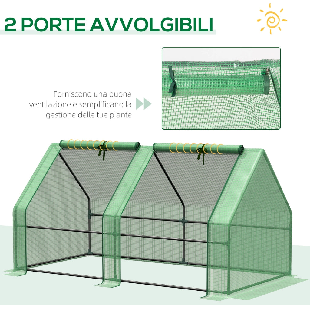 Serra da Giardino ¨C zephmum ¨C Verde Acciaio 180x90x90cm