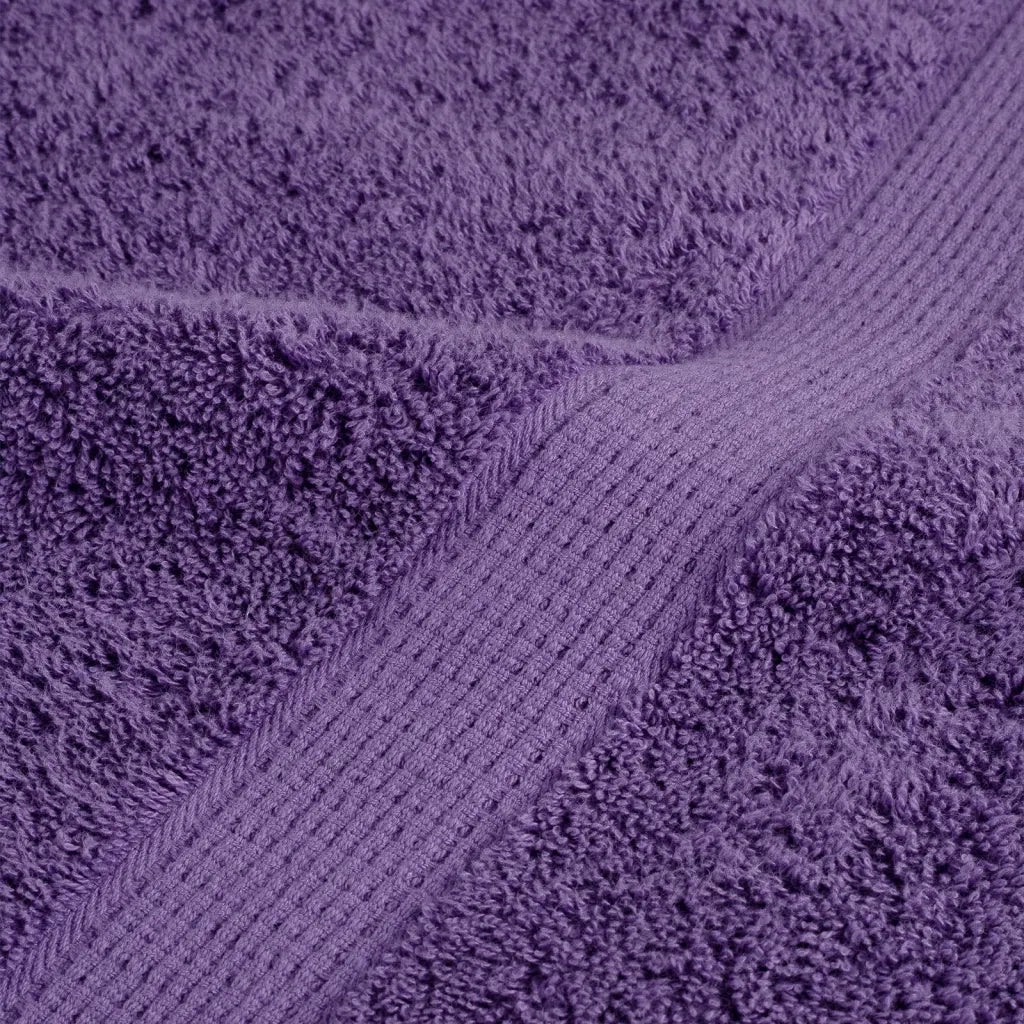 Asciugamani per Ospiti SOLUND 2 pz | Teli per bagno Viola 30x50 cm 600 g/m2