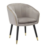 Poltrona Paris Grigia/gold cm 62x58x78