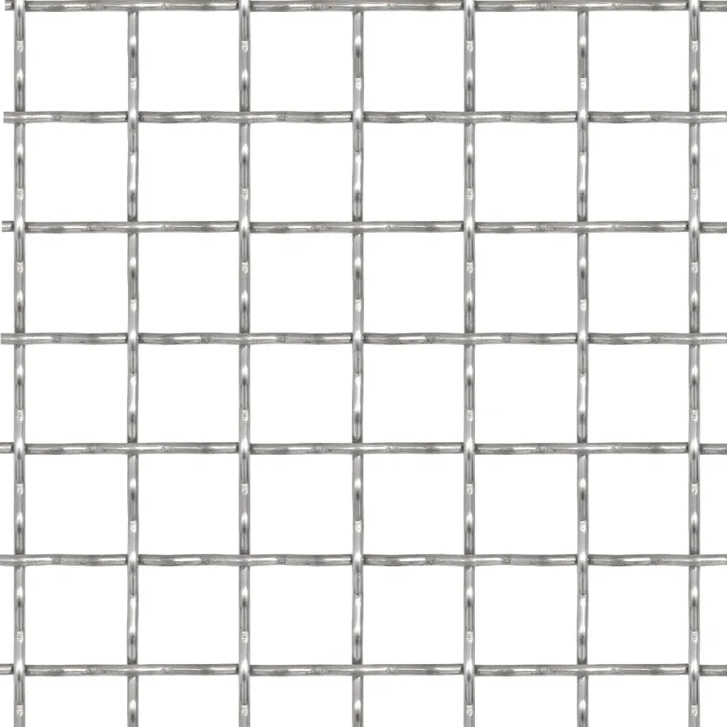 Recinzione in Rete Modulare in Acciaio Inox 50x50 cm 11x11x2 mm 142286