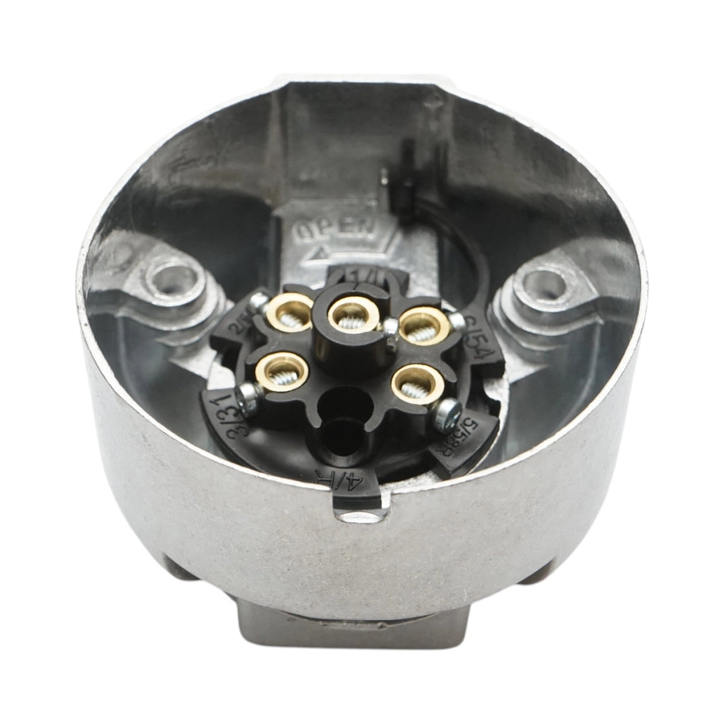 Presa per rimorchio in alluminio 5 pin 24V codice OEM 8JB001940-001 Breckner Germany