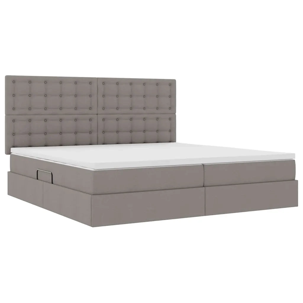 Letto con contenitore e materasso Talpa 200 x 200 cm Poliestere 3371931