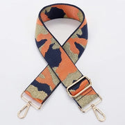 Rim di Spalla Regolabile 80-130 cm - Tasriem Larga 5 cm - Camouflage - Attacco a Cinturone - Nylon Duraturo - Adatto a Borse da Mano