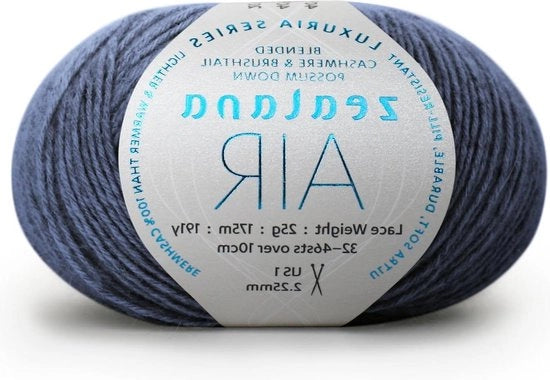 Lace Slate gomitolo lana blu - 10 x 13 x 5 cm