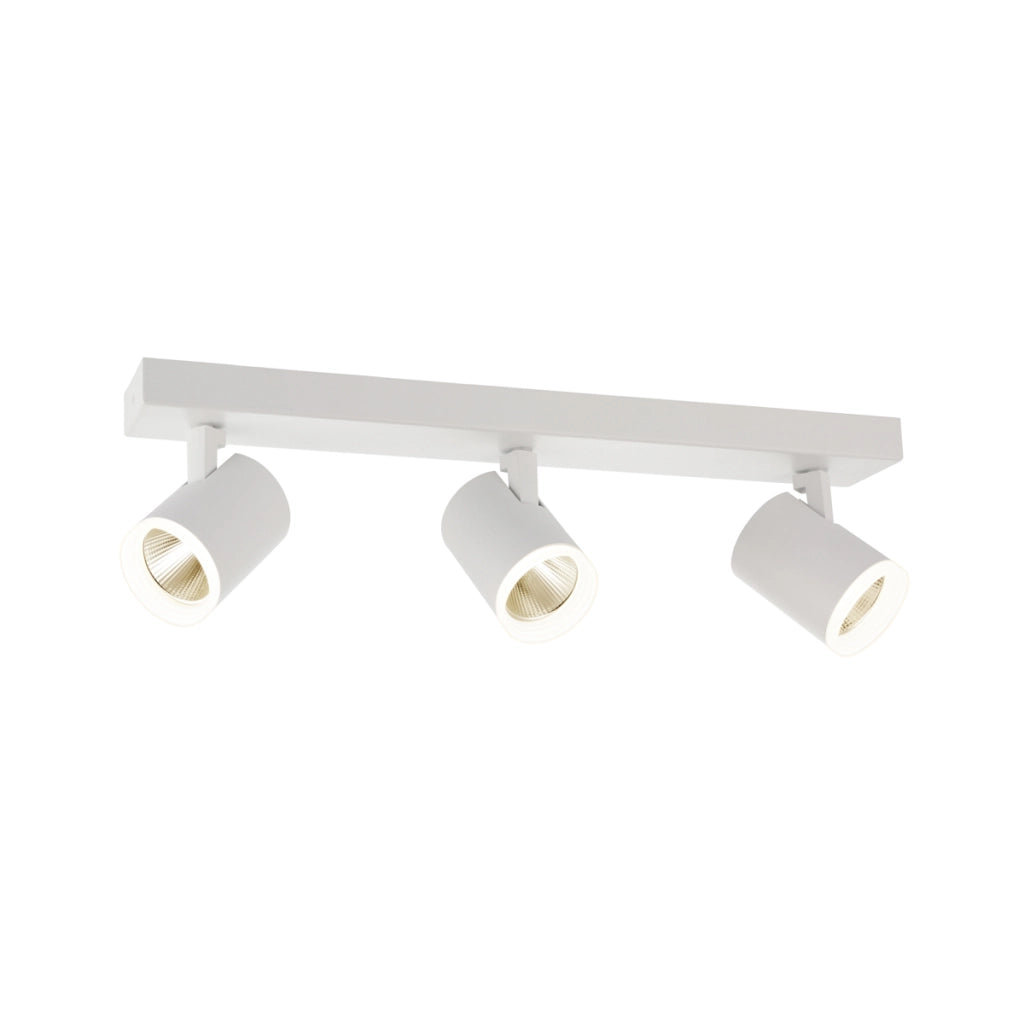 Faretto soffitto triplo bianco orientabile LED 15W Italux
