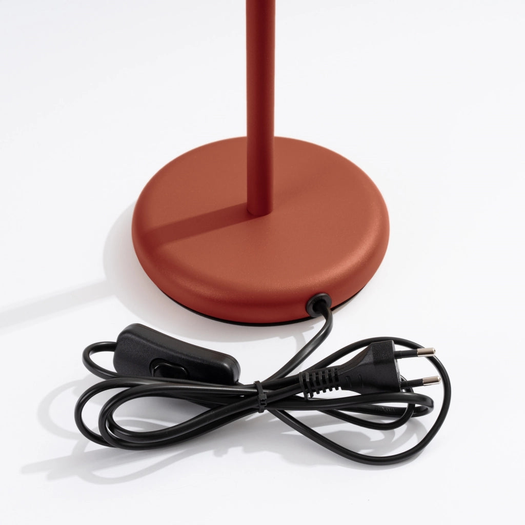 Lampada da tavolo ocra rossa snodata GU10 Pure Lume
