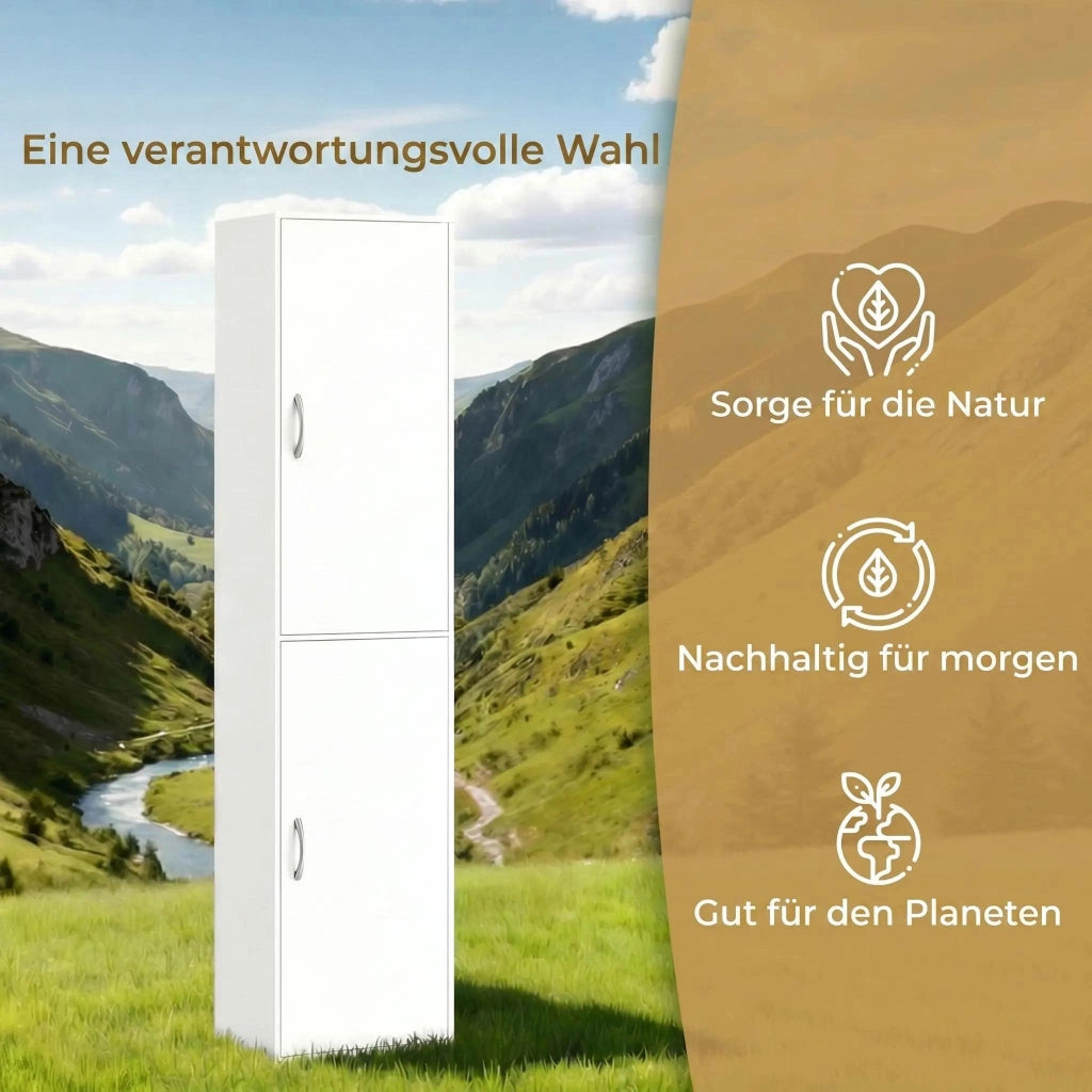Libreria 5 ripiani regolabili ¨C zephmum ¨C 180 cm bianco