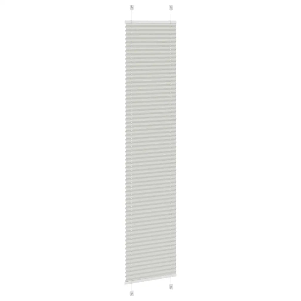 Tenda Plissettata Grigio Chiaro 50x200 cm Larghezza Tessuto 4015354