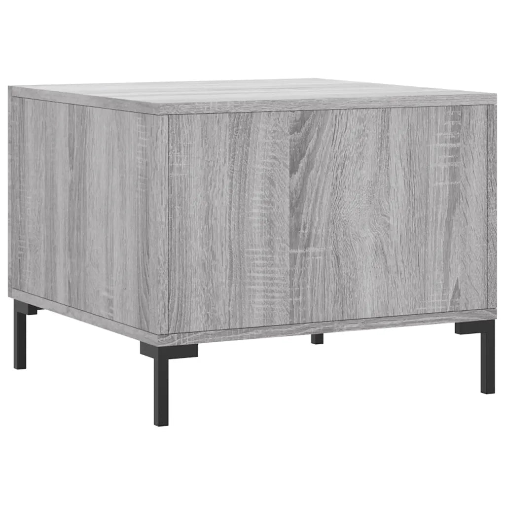 2 pz Tavolini salotto | Tavolino da caff¨¨ | Tavolino da Soggiorno Grigio Sonoma 50x50x40cm Legno Multistrato