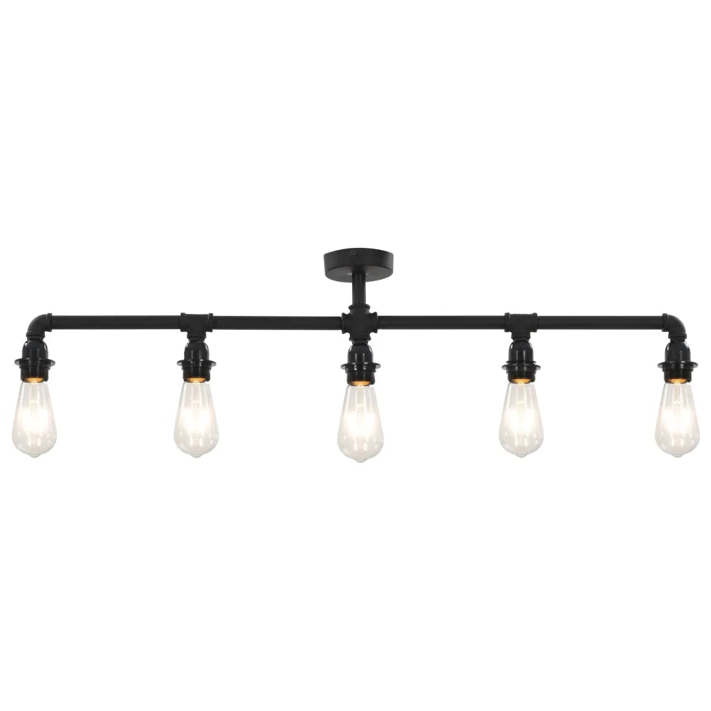 Lampadario Nero per 5 Lampadine E27 CFW3373880