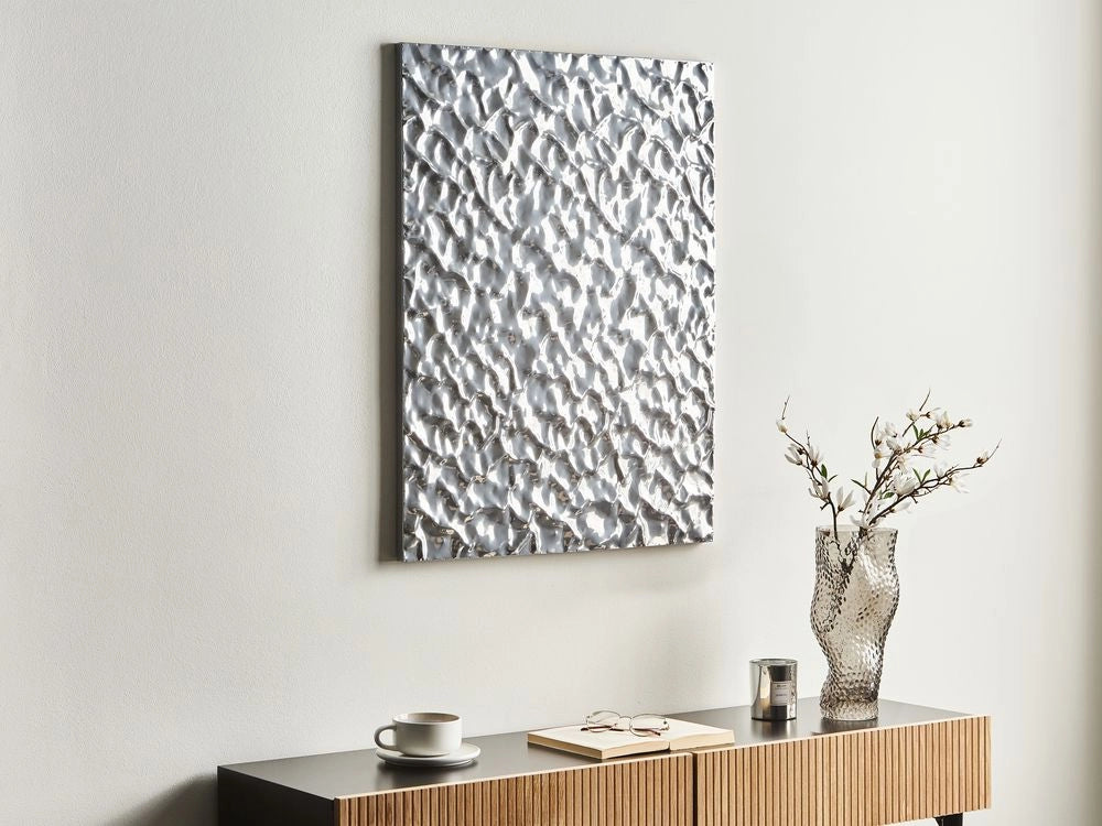 Decorazione da parete in ferro dorato appeso a parete elemento metallico in stile glamour