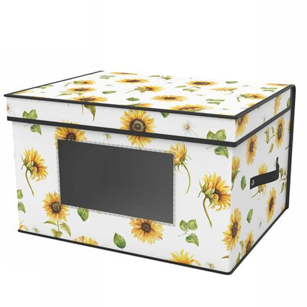 Trade Shop - Box Scatola Salvaspazio Armadio Contenitore Porta Oggetti Organizer 50x40x30 Cm -