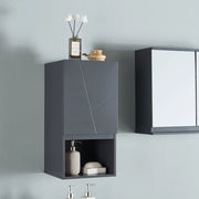 Armadietto Pensile da Bagno Overath 60x30x30 cm Grigio [en.casa]