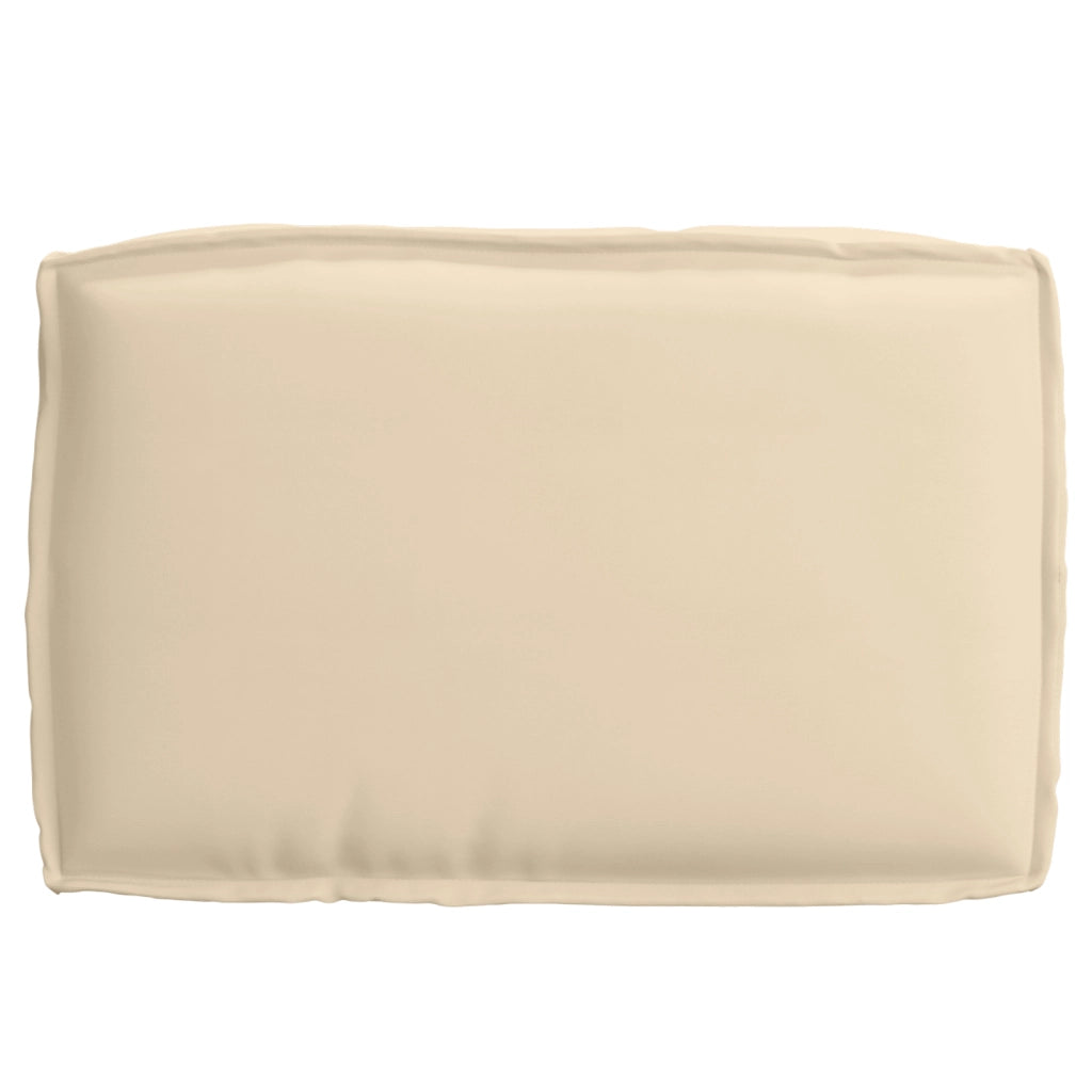 Cuscino per pallet per seduta beige 60x40x8 cm tessuto Oxford