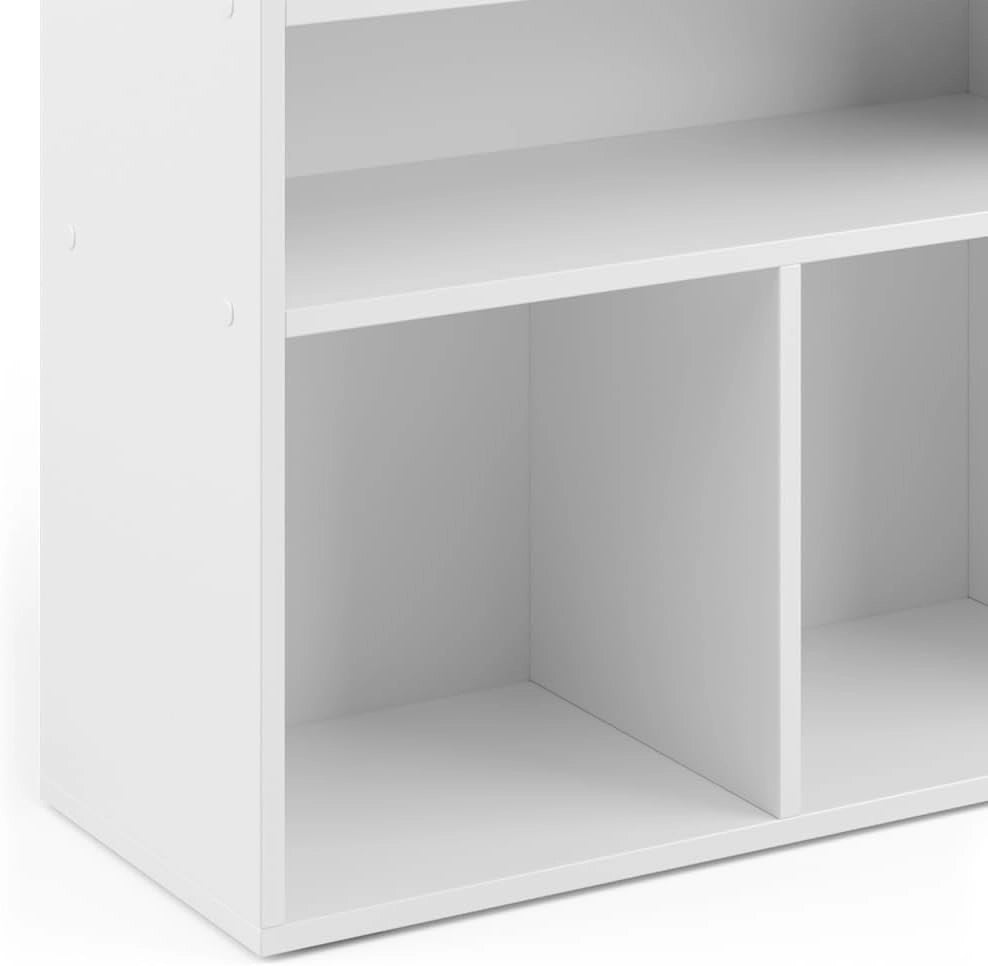 Libreria bambini Luigi, Bianco, 72 x 90.2 cm 2 scomparti, combinabile per riporre giocattoli e libri