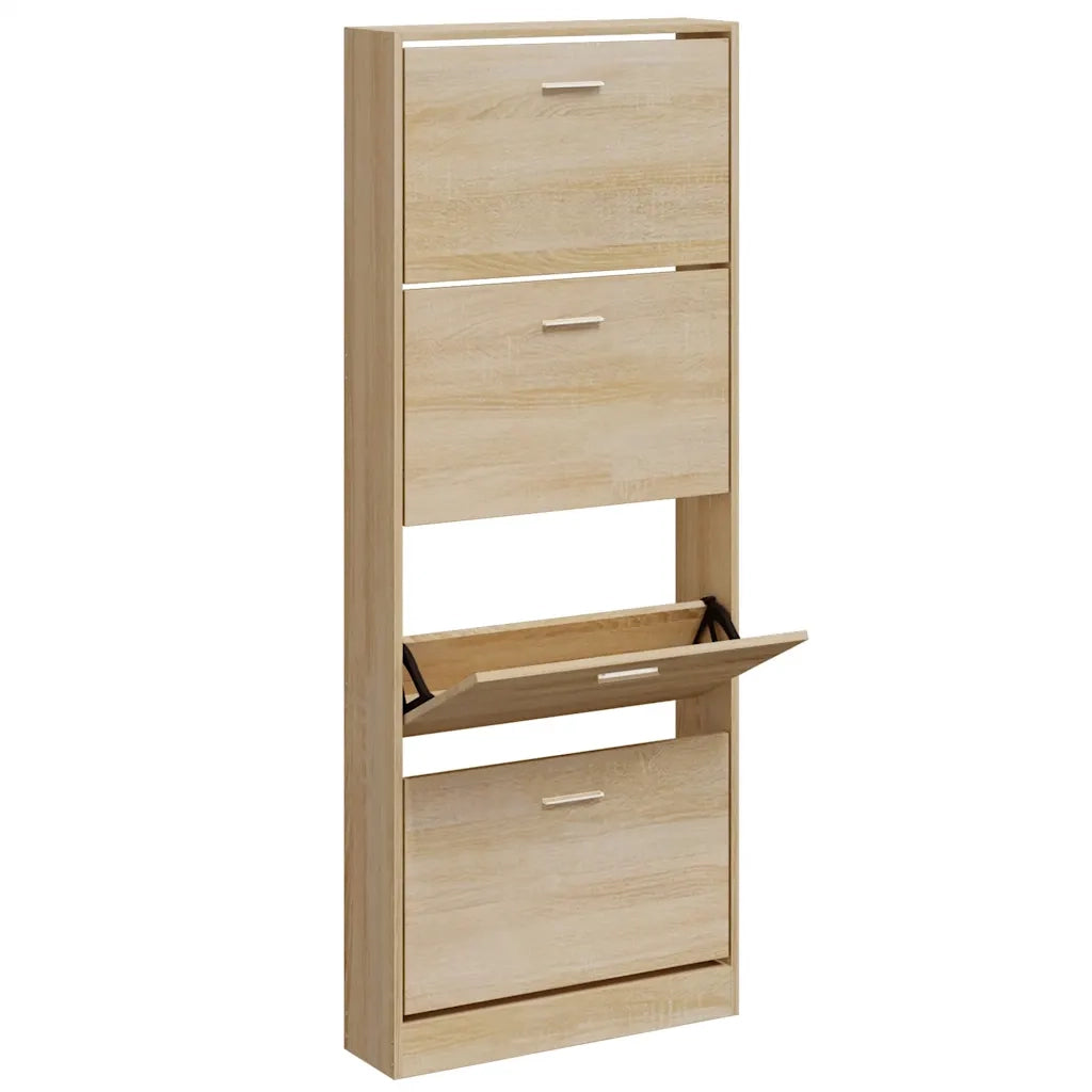 Scarpiera Rovere 59x17x150 cm in Legno Multistrato cod mxl 50609