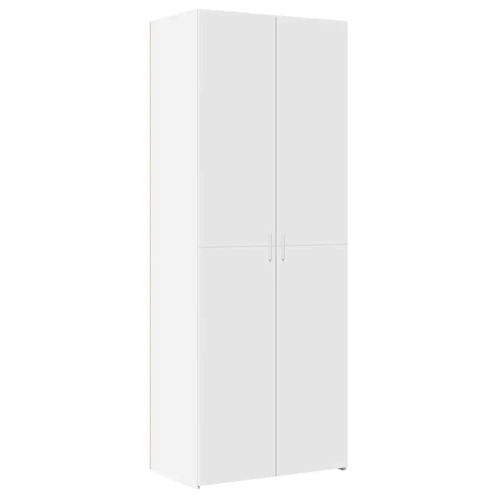 Mobile Portaoggetti Bianco 70x42,5x225 cm in Truciolato