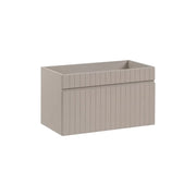 Mobile sottolavabo ICON 80 cm – 1 cassetto – Finitura marrone congo – Mobile sospeso moderno
