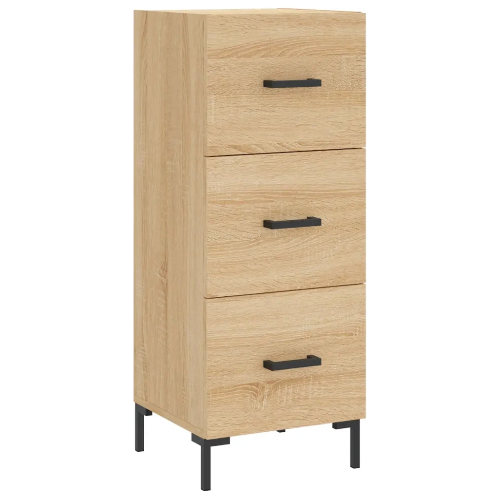 Credenza | Madia | Buffet da pranzo | Armadio da pranzo Rovere Sonoma 34,5x34x90 cm in Legno Multistrato