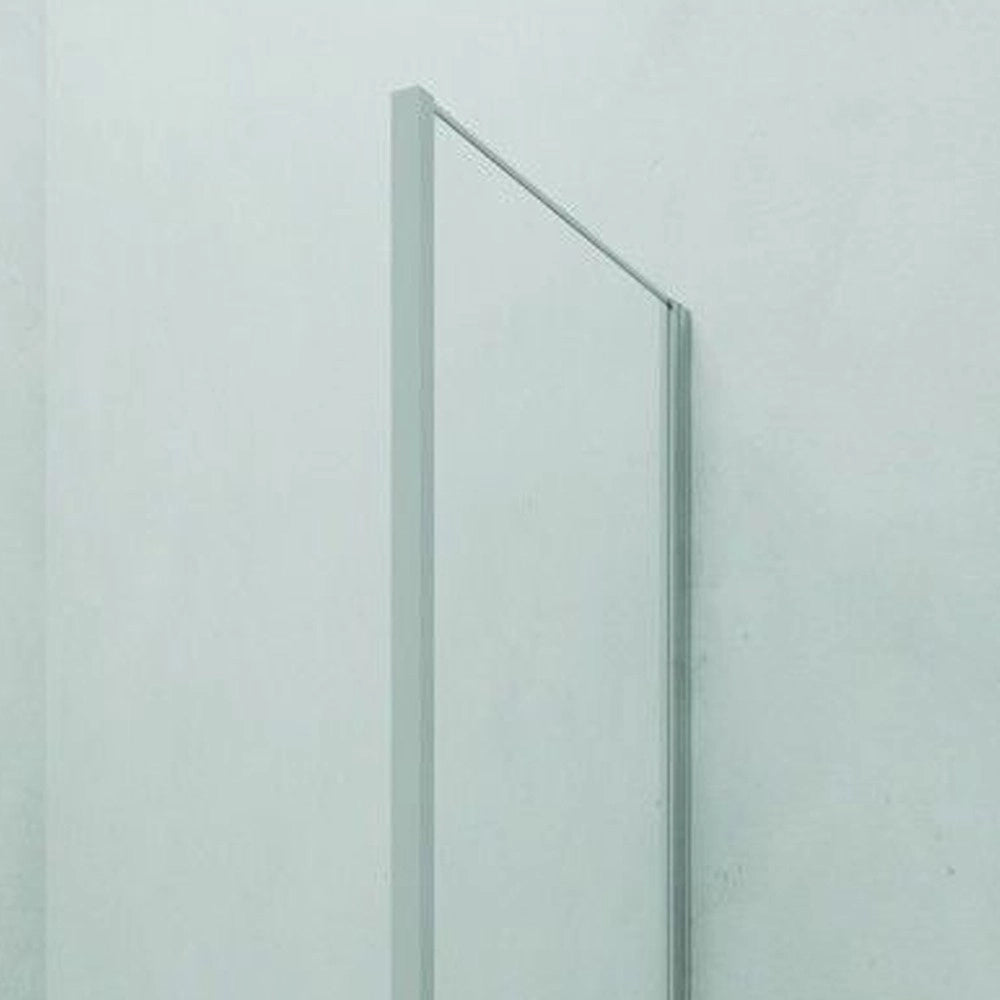 Parete fissa 67-69 cm trasparente 6 mm h. 1,95 da abbinare ad una porta - new plus