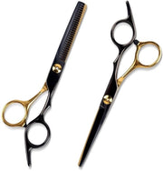 Scaletta Professionale per Capelli - 2 Pezzi - Lame Piane/ a Scaglie - Viti di Regolazione - Flessibilità di Regolazione - Adatto per Tutti i Tipi di Capelli - Scaletta per Capelli
