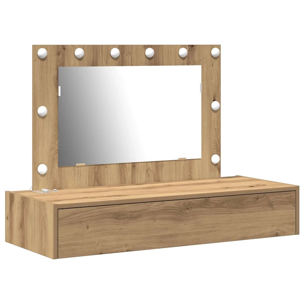 Tavolo da Trucco Marrone 100 x 40 x 70 cm Legno multistrato 865243