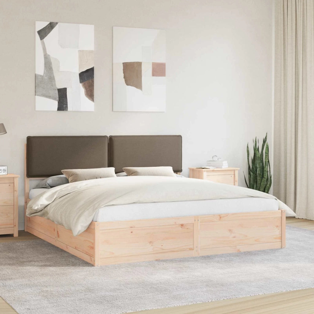 Letto con Testiera Rivestita-Struttura Letto con Testiera Talpa 180 x 200 cm Pino massello 899114