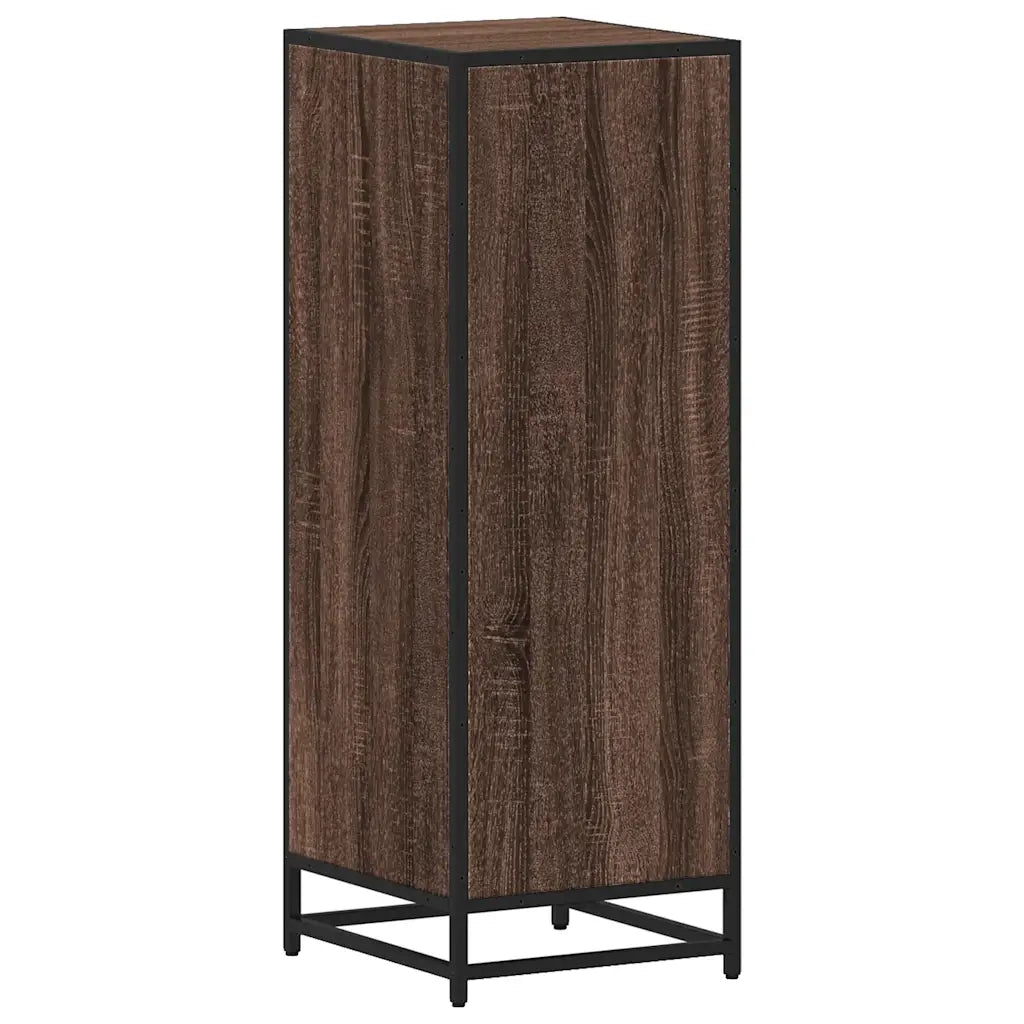 vidaXL Armadietto Bagno Rovere Marrone 35x37,5x100cm Legno Multistrato