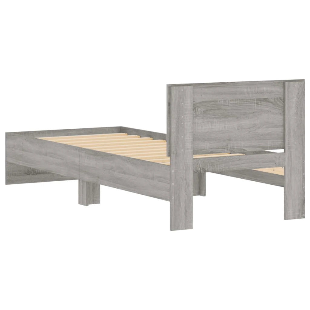 Struttura del letto Sonoma grigia Legno ingegnerizzato 8009020