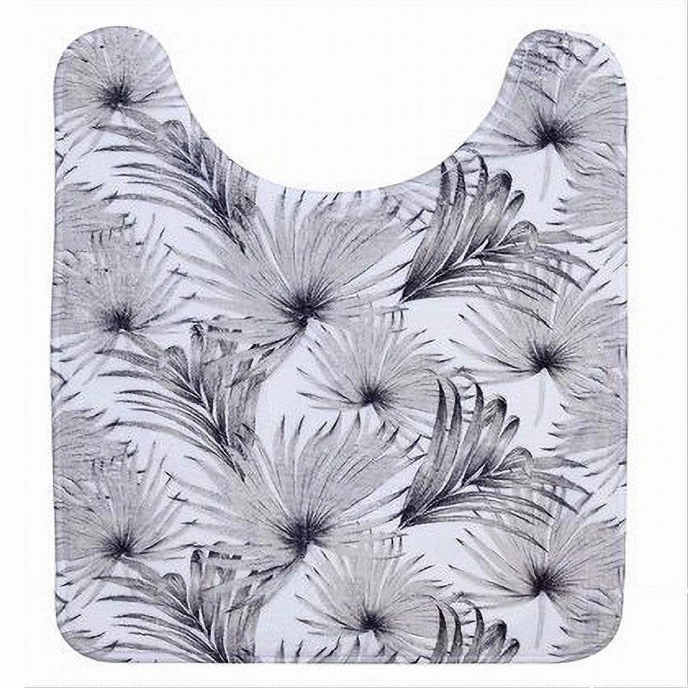 Trade Shop - Tappeto Tappetino Girowater Arredo Da Bagno 45 X 50 Cm Fantasia Tropicale 87075 -
