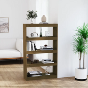 Libreria/Divisorio Ambra 80x30x135,5 cm Legno Massello di Pino 808196