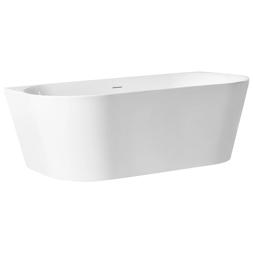 Vasca moderna angolare 170 x 79 cm Bianca Bagno in stile moderno