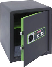 Cassaforte elettronica con combinazione e doppia chiave - Sicura a casa - Capacità di 41 litri - Dimensioni 38x35x36 cm - Resistente al fuoco