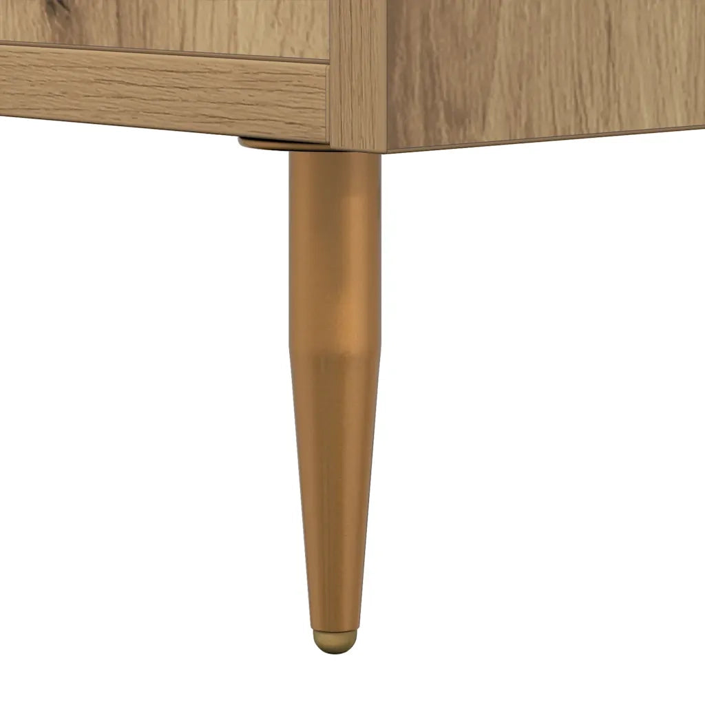 Mobile Porta TV Rovere Artigianale 150x30x44,5 cm Multistrato