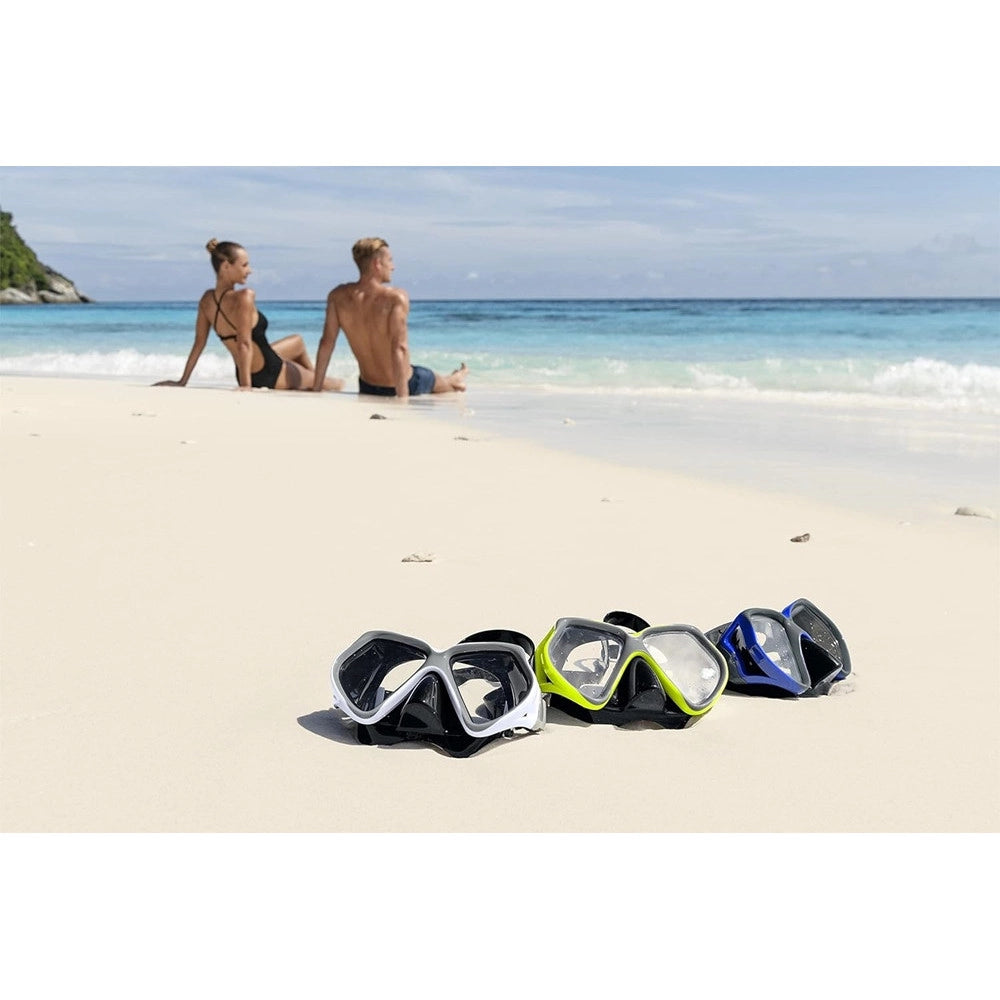 Trade Shop - Maschera Dominator Pro Per Immersioni Sottomarine Nuoto Da 14+ Anni 3 Colori 22075 -