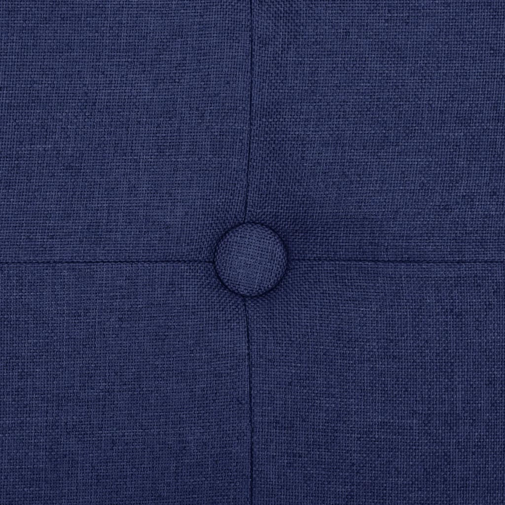 Panca contenitore pieghevole in lino sintetico blu 02_0010742