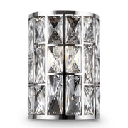 Maytoni applique moderna Gelid 1 luce E27 cromo metallo cristallo