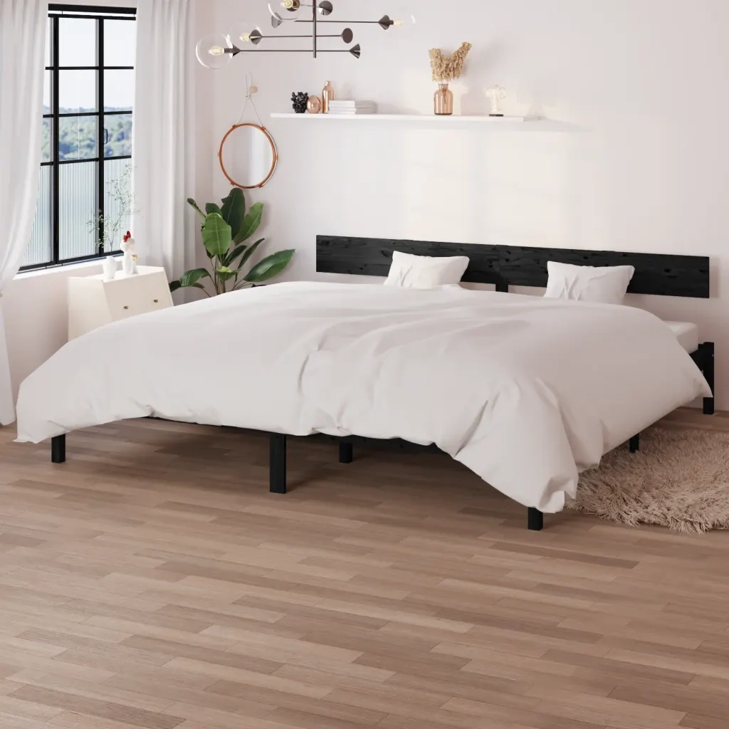 Letto matrimoniale | Letto per adulti | Giroletto in Legno Massello 180x200 cm Super King