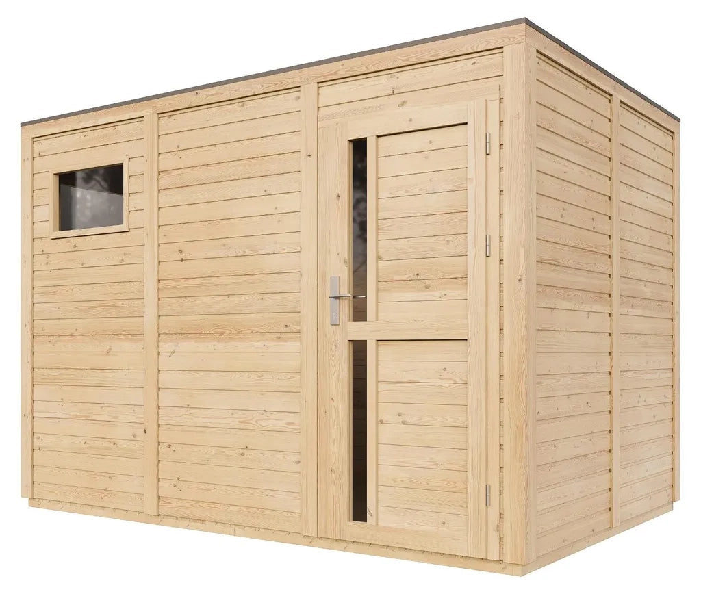 Casetta da Giardino in Legno 6,18 m² TIMBELA M326F1