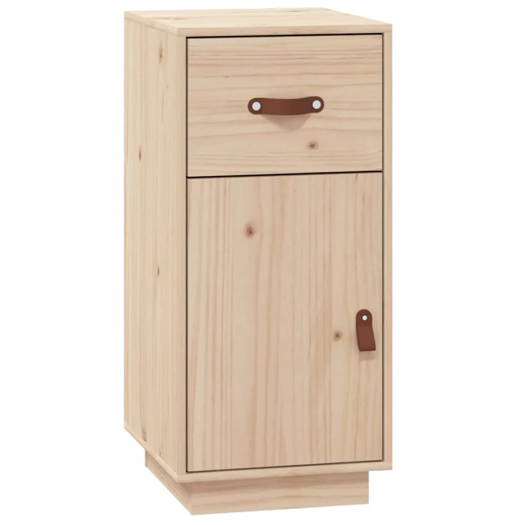 Buffet credenza cassettiera armadio mobile contenitore organizer per cucina soggiorno salotto 34 x 40 x 75 cm legno massello di pino marrone 02_0029573
