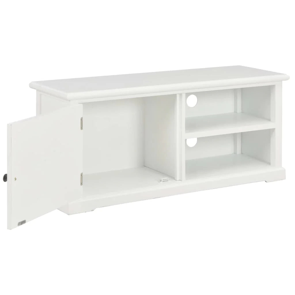 Mobile/mobiletto/credenza porta TV in legno bianco da 90 cm (2502118)