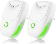 Luchtionizzatore a batteria, 2 pezzi, mini-purificatore dell'aria silenzioso con ioni negativi e 2 velocità, deodorante portatile per casa, camera da letto, ufficio e cucina, cattura fumo, pulci della casa e odori di animali domestici (2 pezzi)
