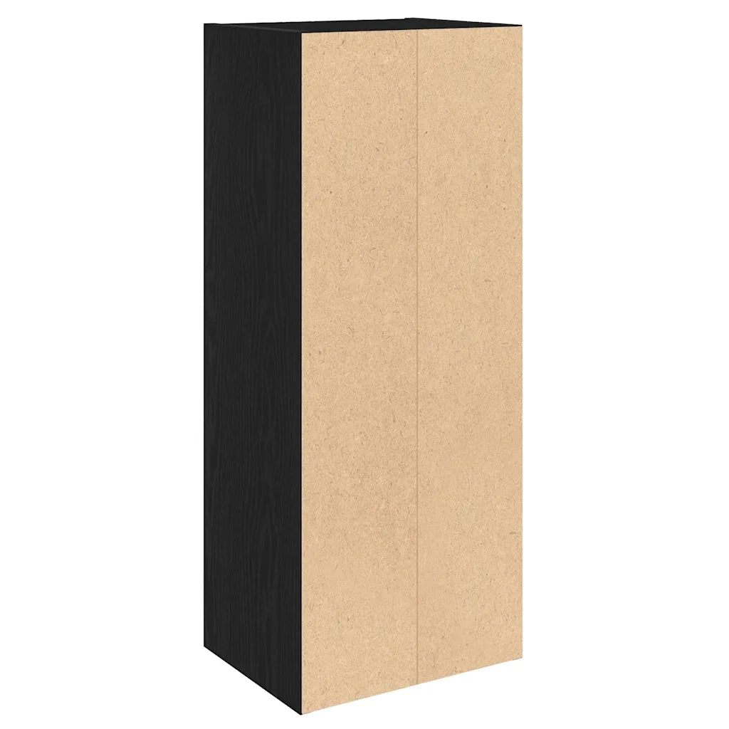 Libreria Rovere Nero 31x24x77 cm in Legno Multistrato