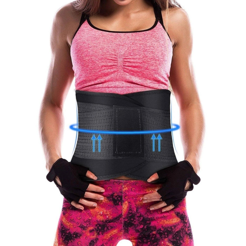 FASCIA ELASTICA LOMBARE REGOLABILE POSTURALE TUTORE SCHIENA NEOPRENE 120CM XXL