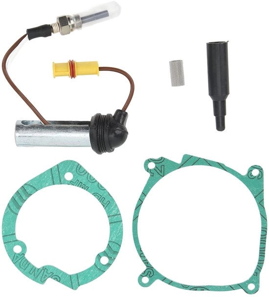 Set di riparazione per accendini a gas 24 V - Lampada a riscaldamento - Cerniere - Set di filtro - Accendino a gas ceramico - Pre-riscaldamento motori/cabine - Set di riscaldamento