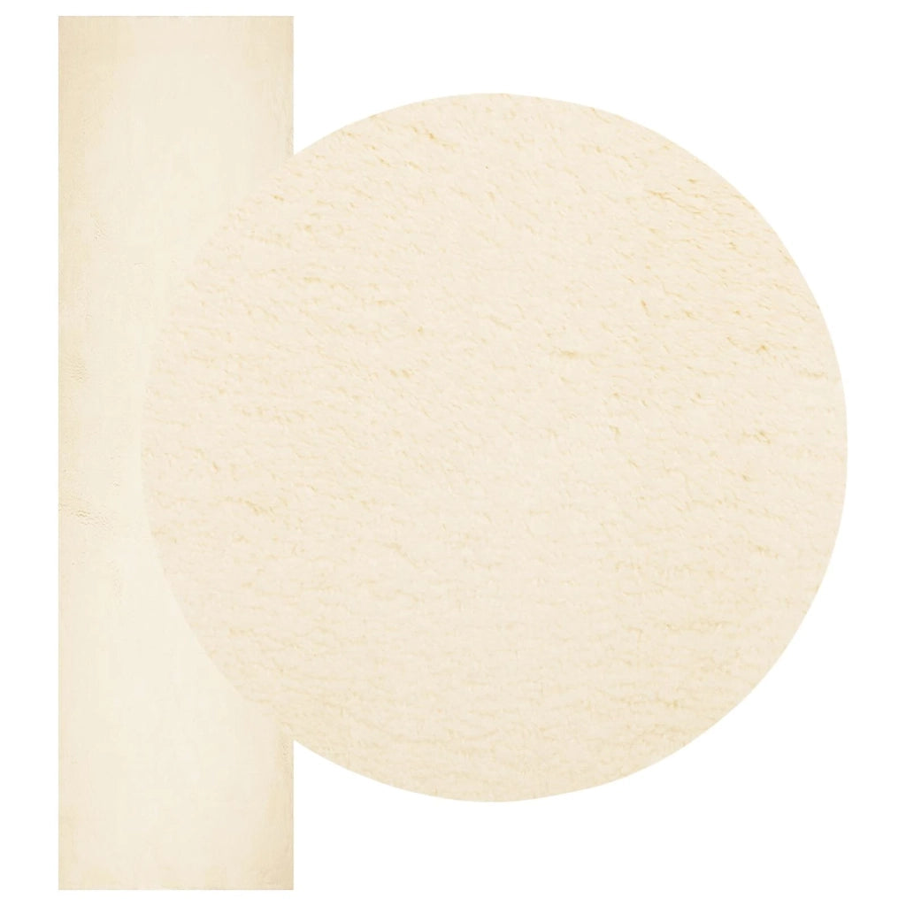 Tappeti per area HUARTE Crema 1000 x 80 cm Poliestere