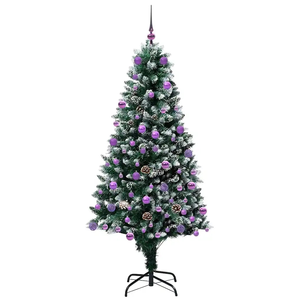 Albero di Natale artificiale con 300 LED Verde 180 cm 3396270